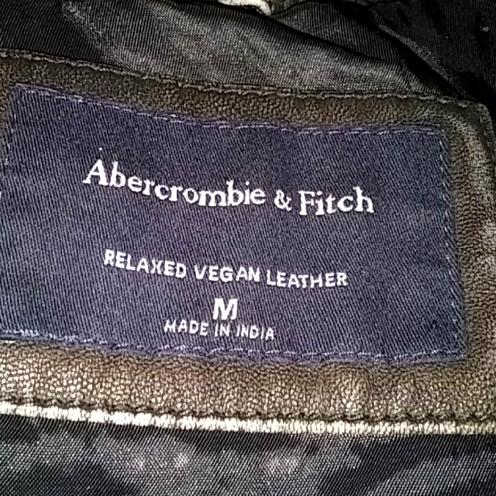 Abercrombie and Fitch vegan leather jacket
